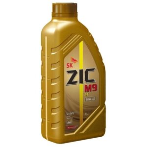Полусинтетическое моторное масло ZIC M9 4T 10W-40, 1 л