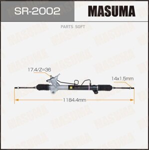 Рейка рулевая Nissan X-Trail (T30) 01- LHD Masuma MASUMA SR2002 | цена за 1 шт