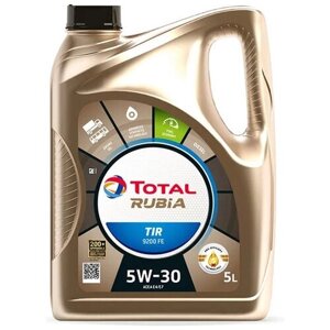 Синтетическое моторное масло TOTAL Rubia TIR 9200 FE 5W30, 5 л