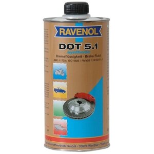 Тормозная жидкость ravenol DOT 5.1, 1, 1210