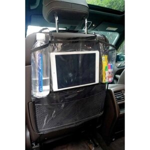 Защита спинки переднего сиденья AVS с отделением для планшета KM-02 Ст. AVS A78436S | цена за 1 шт