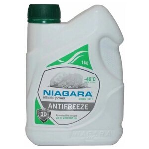 Жидкость охлаждающая "Антифриз"Ниагара"зеленый) 10 кг. 001001002012
