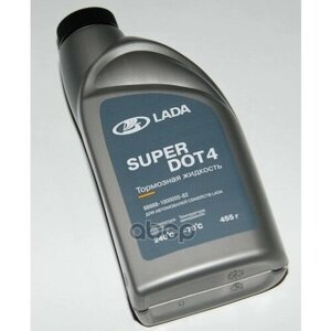 Жидкость Тормозная Lada Super Dot4 0,5 Л 88888100000582 LADA арт. 88888100000582