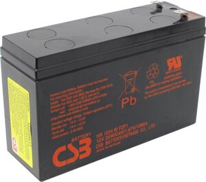 Аккумуляторная батарея для ибп CSB HR HR1224W F2f1, 12V, 6ah (HR1224W F2 F1)