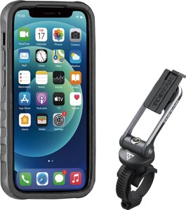 Чехол и кронштейн для мобильного телефона Topeak RideCase для iPhone 12 Mini TT9867BG (черный)