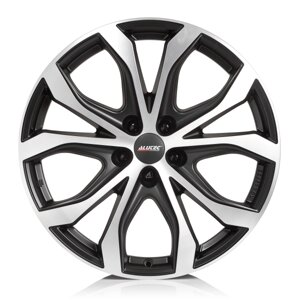 Диски R20 5x112 9J ET35 D70,1 Alutec W10X Racing Black Front Polished MP