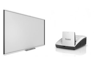 Интерактивная доска SBM777V-43, проектор BenQ MW855UST+