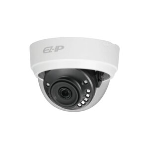 IP-камера EZ-IP 2.8мм, купольная, 4Мпикс, CMOS, до 2560x1440, до 20кадров/с, ИК подсветка 20м, POE,30 °C/60 °C, белый (EZ-IPC-D1B40P-0280B)