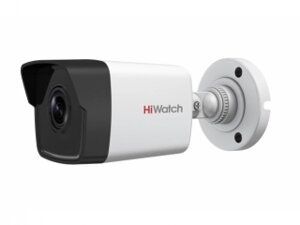 IP-камера HiWatch Value DS-I200(E) 4 мм, уличная, корпусная, 2Мпикс, CMOS, до 1920x1080, до 30 кадров/с, ИК подсветка 30м, POE,40 °C/60 °C, белый (DS-I200(E)(4mm