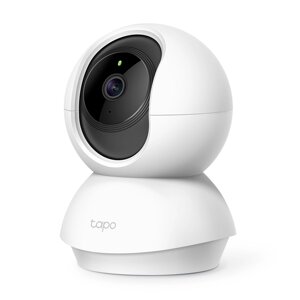IP-камера TP-Link Tapo C200 4мм, корпусная, поворотная, 2Мпикс, CMOS, до 1920x1080, до 15кадров/с, ИК подсветка 9м, Wi-Fi, 0 °C/40 °C, белый