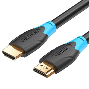 Кабель HDMI (19M)-HDMI (19M) v2.0 4K, 10 м, черный/синий vention (AACBL)