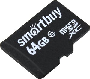 Карта памяти 64Gb microSDXC SmartBuy LE Class 10
