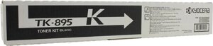 Картридж лазерный Kyocera TK-895K/1T02K00NL0, черный, 12000 страниц, оригинальный для Kyocera FS-C8020MFP, FS-C8025MFP, FS-C8520MFP, FS-C8525MFP