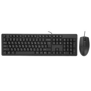 Клавиатура + мышь A4tech KK-3330, USB, черный (KK-3330 USB (BLACK