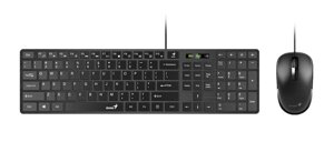 Клавиатура + мышь Genius SlimStar C126, USB, черный (31330007402)