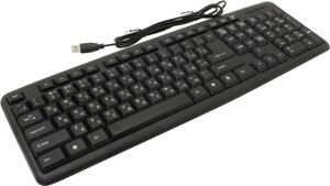 Клавиатура проводная Defender HB-420, мембранная, USB, черный (45420)