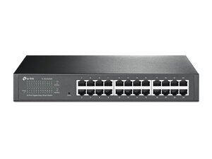 Коммутатор TP-LINK Easy Smart TL-SG1024DE, управляемый, кол-во портов: 24x1 Гбит/с, установка в стойку (TL-SG1024DE)