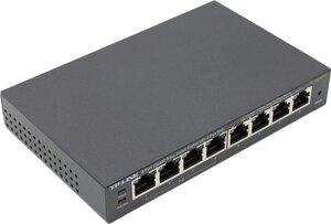 Коммутатор TP-LINK Easy Smart TL-SG108PE, управляемый, кол-во портов: 8x1 Гбит/с, PoE: 4x15.4Вт (макс. 55Вт) (TL-SG108PE)