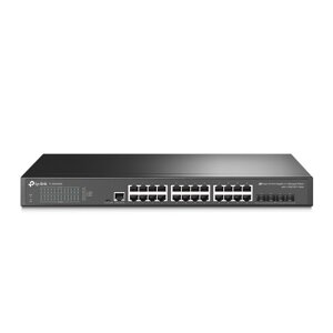 Коммутатор TP-LINK TL-SG3428X, управляемый, кол-во портов: 24x1 Гбит/с, SFP+ 4x10 Гбит/с, установка в стойку (TL-SG3428X)