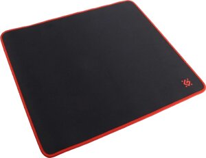 Коврик для мыши Defender Black XXL, игровой, 400x355x3мм, черный/красный (50559)