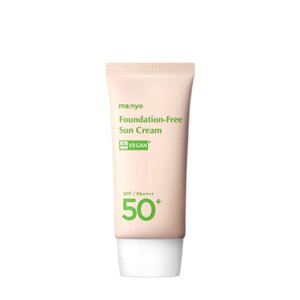 Ma: nyo ma: nyo Тонирующий солнцезащитный крем для лица SPF 50+ Foundation-Free Sun Cream 50 мл