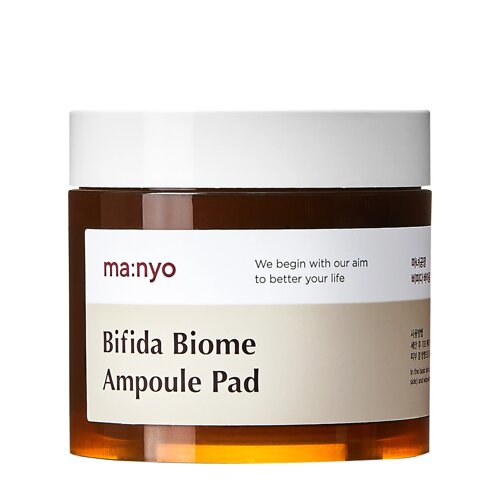 Ma: nyo ma: nyo Увлажняющие отшелушивающие диски для лица бифидобактериями Bifida Biome Ampoule Pad 150 мл