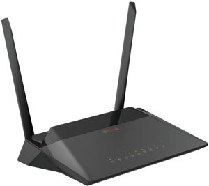 Маршрутизатор ADSL D-link DSL-224, 802.11b/g/n, 2.4 ГГц, до 300 Мбит/с, LAN 4x100 Мбит/с, внешних антенн: 2 шт. x5 дБи (DSL-224/R1A)