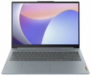 Ноутбук lenovo ideapad slim 3 15.6" IPS 1920x1080, AMD ryzen 3 7320U 2.4 ггц, 8gb RAM, 256gb SSD, без OC, серый (82XQ00B5ps)