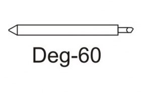 Нож Deg-60 для плотных материалов (угол 60) для плоттеров