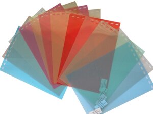 Обложки пластиковые, Матовые (ПП), A4, 0.40 мм, Красные, 50 шт