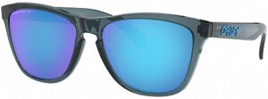 Очки солнцезащитные Oakley Frogskins Crystal Black/Prizm Sapphire Polarized (комплект)