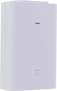 Poe-инжектор ubiquiti U-POE-AF, 802.3af, до 100 м, 1 гбит/с, 320ма, poe: 48V, 15 вт (U-POE-AF-EU)