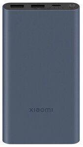 Портативный аккумулятор (Powerbank) Xiaomi 22.5W, 10 А·ч, 3xUSB, 3А, Type-C, QC, синий/черный (PB100DPDZM/BHR5884GL)
