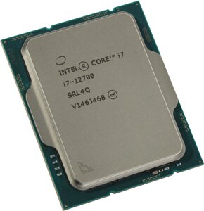 Процессор intel core i7-12700 alder lake, 12C/20T, 2100mhz 25mb TDP-65 вт/180 вт LGA1700 tray (OEM) (CM8071504555019S)