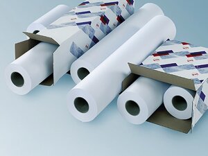 Рулонная бумага для плоттера с покрытием_OCE IJM627 White Outdoor Paper 130 г/м2, 1.270x50 м, 76.2 мм (7857B004)