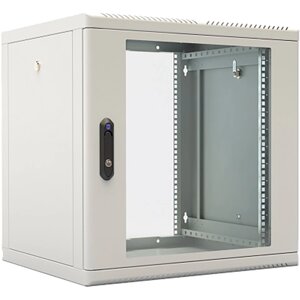 Шкаф телекоммуникационный настенный 15U 600x650 мм, стекло/металл, серый, разборный, ЦМО ШРН-М ШРН-М-15.650 (30144247506)