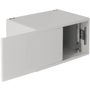 Шкаф телекоммуникационный настенный 7U 520x400 мм, металл, серый, антивандальный, в сборе, NETLAN EC-WP-075240-GY