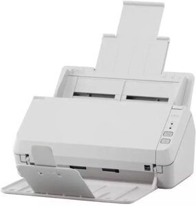 Сканер протяжный Fujitsu ScanPartner SP-1130N, A4, CIS, 600x600dpi, ДАПД 50 листов, ч/б 30 стр. мин, цв. 30 стр. мин, 24 бит, сетевой, USB (PA03811-B021)