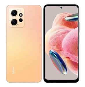 Смартфон Xiaomi Redmi Note 12, 6.67" 1080x2400 AMOLED, Qualcomm Snapdragon 685, 6Gb RAM, 128Gb, 3G/4G, NFC, Wi-Fi, BT, 3xCam, 2-Sim, 5000 мАч, USB Type-C, Android 12, золотистый (49970)