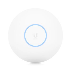 Точка доступа Ubiquiti UniFi 6 AP Pro LAN: 1 Гбит/с, 802.11a/b/g/n/ac/ax, 2.4 / 5 ГГц, до 5.38 Гбит/с, внутренних антенн: 6x6 дБи, PoE (U6-Pro-EU)