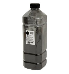 Тонер NetProduct, бутыль 1 кг, черный, совместимый для Canon, LJ P1005, универсальный (2011000740)