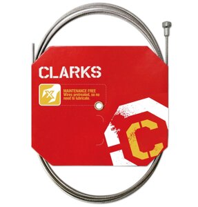 Тормозной трос для велосипеда Clark's для тандемов, рекумбентов (повышенная длина) (серебристый 3060 мм 1.5 мм)