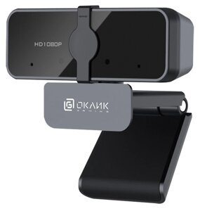 Вебкамера OKLICK OK-C21FH, 2 MP, 1920x1080, встроенный микрофон, USB 2.0, черный (1455507)