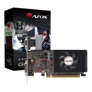 Видеокарта AFOX nvidia geforce GT 610 AF610-1024D3l7-V6, 1gb DDR3, 64 бит, PCI-E, VGA, DVI, HDMI, retail (AF610-1024D3l7-V6)