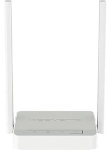 Wi-Fi роутер Keenetic Start, 802.11a/b/g/n, 2.4 ГГц, до 300 Мбит/с, LAN 3x100 Мбит/с, WAN 1x100 Мбит/с, внешних антенн: 2 (KN-1112)