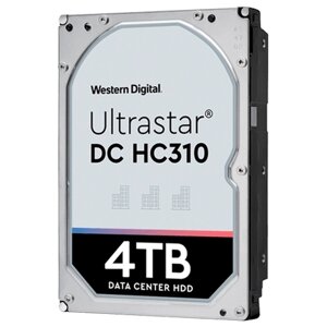 Жесткий диск (HDD) western digital 4tb ultrastar DC HC310, 3.5", 7.2K, 256mb, 512e, SAS (HUS726T4tal5204/0B36048)