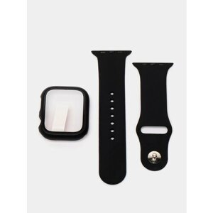 Бампер с защитным стеклом и ремешком для Apple Watch 41