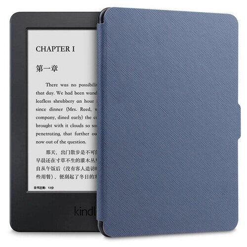 Чехол-обложка MyPads для электронной книги Amazon Kindle Paperwhite 1/ 2/ 3 (2012/ 2013/ 2015) пластиковый основе синий