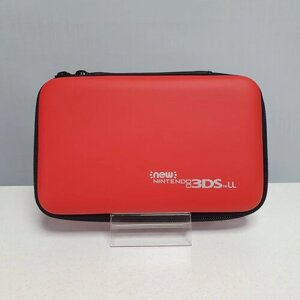 Чехол сумка для Nintendo 3DS XL NEW с логотипом для консоли и аксессуаров (красный)