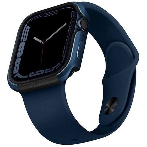 Чехол Uniq Valencia aluminium для Apple Watch 41/40 мм, Cobalt blue